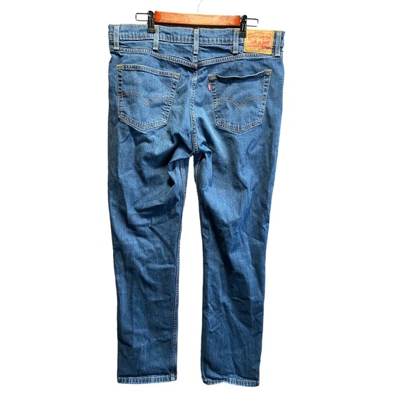 Levis 511 Slim Stretch Fit Mens 38x32 (38x30) Medium Blue Wash Denim - Picture 2 of 6